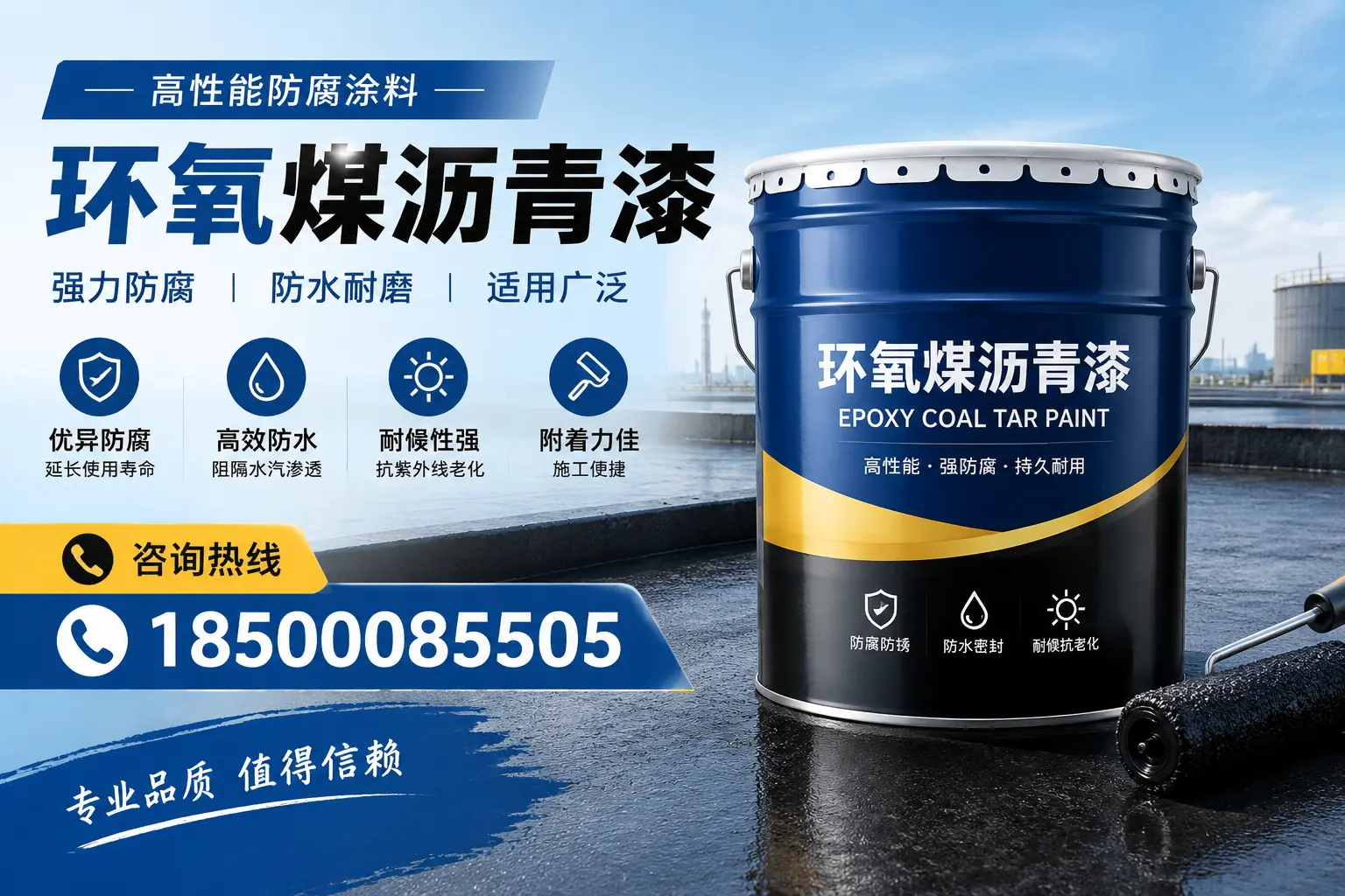 环氧煤沥青漆的主要成分与功能，河津用户深度了解